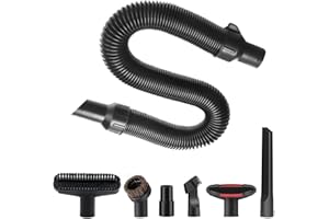 BGSIME 7PCS Vacuum Attachments Kit with 5140128-68 Replacement Vacuum Hose for DeWalt DCV580, DCV580H, DCV581H Wet/Dry Vacuum