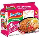 Indomie | Mi Goreng Instant Noodles, Halal Certified, Original Flavor, 3 Ounce (Pack of 5)