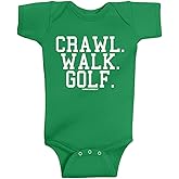 Threadrock Unisex Baby Crawl Walk Lift Fish Golf Soccer Hockey Infant Bodysuit