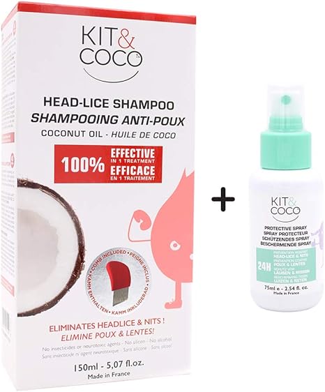 Kit Coco Head Lice Nits Complete Treatment Kit Effective
