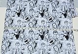 Warner Brothers Harry Potter Characters in Black and White - 100% Cotton Fabric - Sold by the Yard
