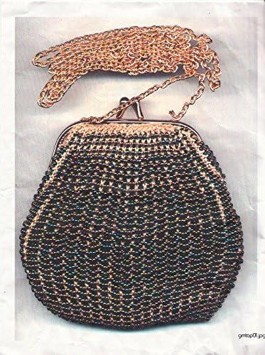 Deannas Vintage Styles Glass Beaded Frame Purse Kit - Hematite