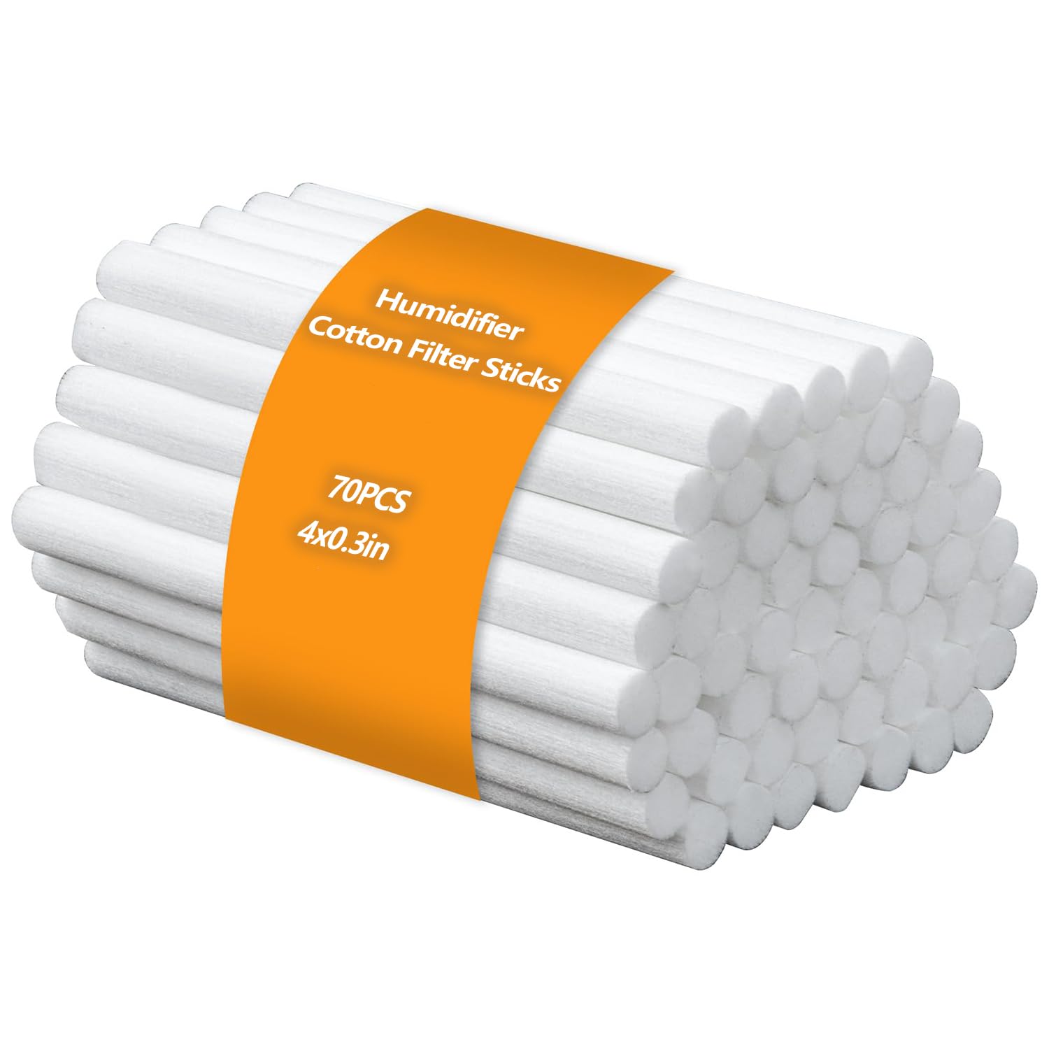 Photo 1 of 70PCS Humidifier Filter Sticks Refill – Replacement Cotton Wicks for Mini Portable Humidifiers & Essential Oil Diffusers – Compatible with Small Air Humidifiers for Home, Office, Bedroom