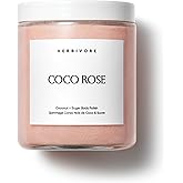 HERBIVORE Coco Rose Coconut Oil Body Polish | Exfoliating Body Scrub with Shea Butter | Smooths & Softens Skin, Plant-Based, Vegan, for All Skin Types