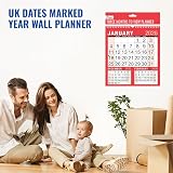 1ABOVE 2026 Wall Calendar 3 Months At A Glance Spiral Bound Planner view 7