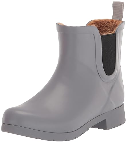 Chooka womens Waterproof Plush Chelsea Bootie Chelsea Rain Boot