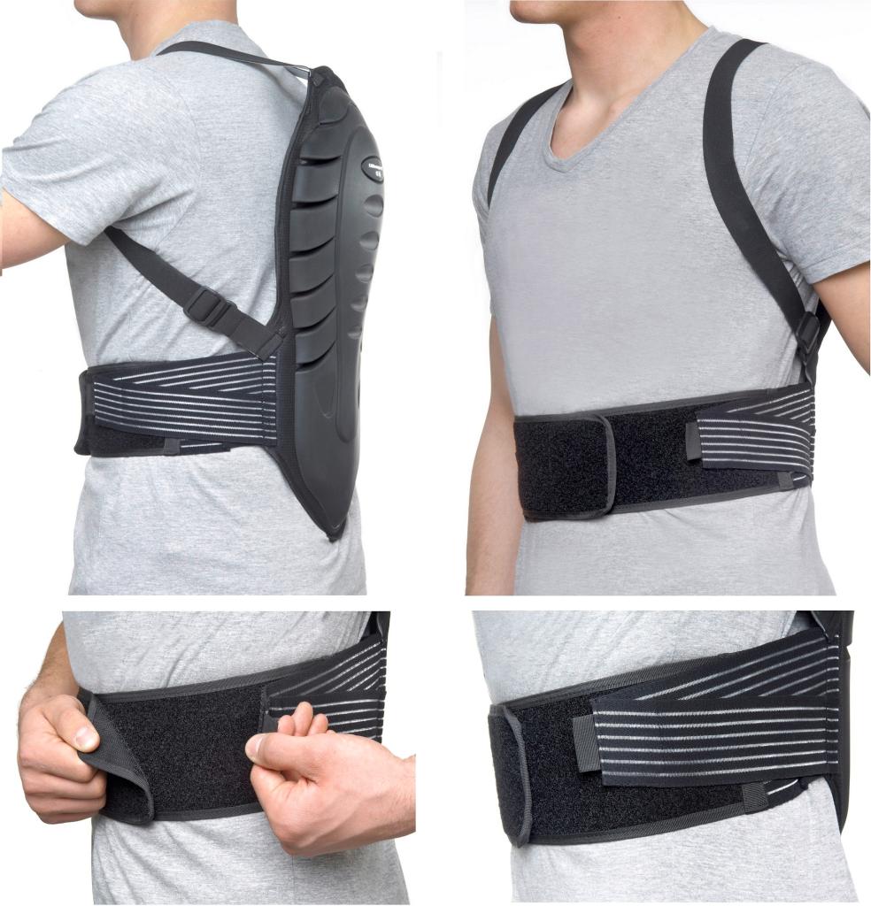 Ultrasport 2 in 1 Ski and Bicycle Back Protector Waist Belt with