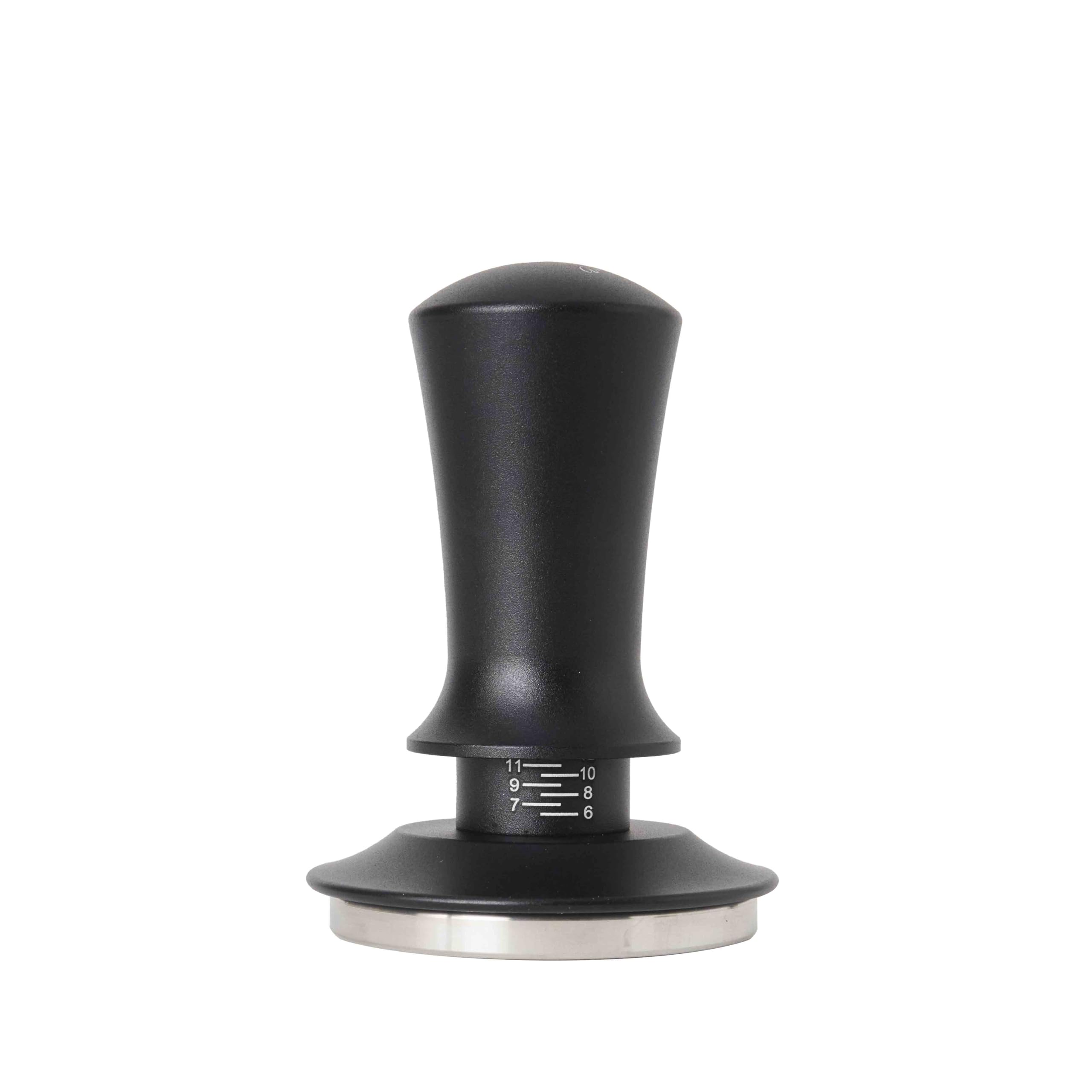 VIA CREMA Coffee Tamper Coffee Ground Press - Stylish Espresso Stamp as Barista Tamper, Contact Pressure Calibrated | 25lb Contact Pressure (54 mm)