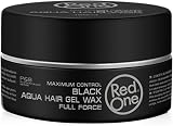 RedOne Hair Wax Black 2x150ml Extra Strong Hold Lime Scent Shiny Finish view 6