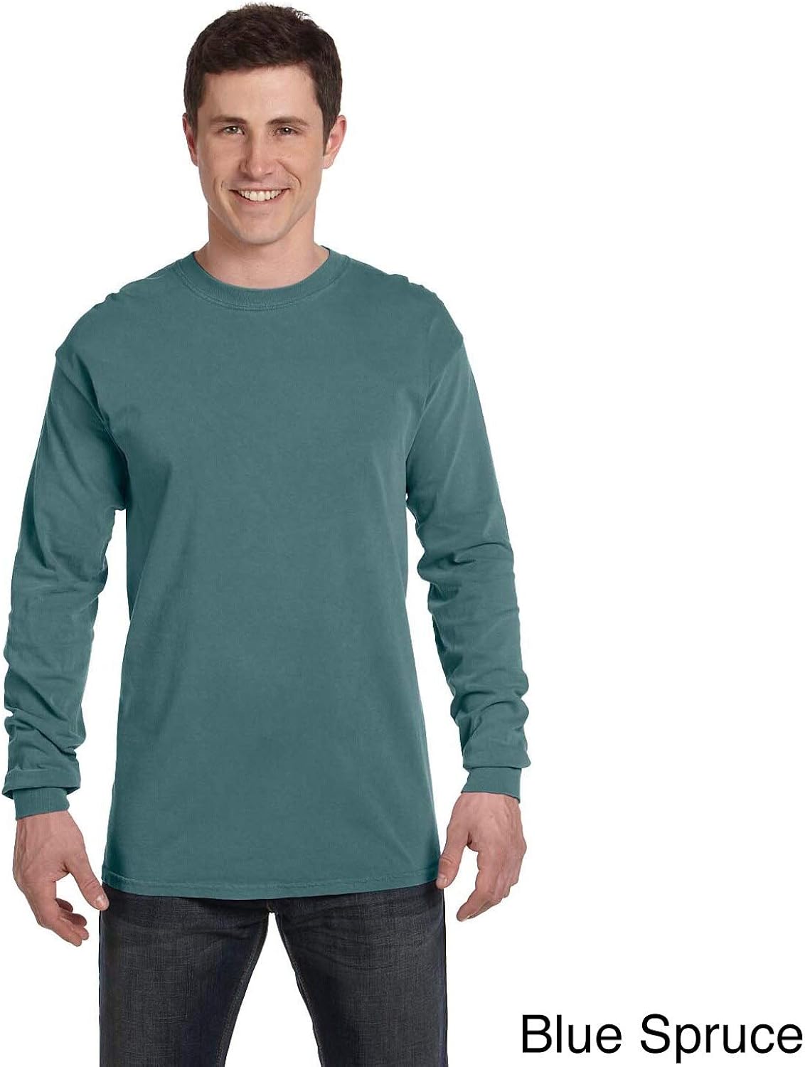 Comfort Colors Men S Ringspun Garment Dyed Long Sleeve T Shirt