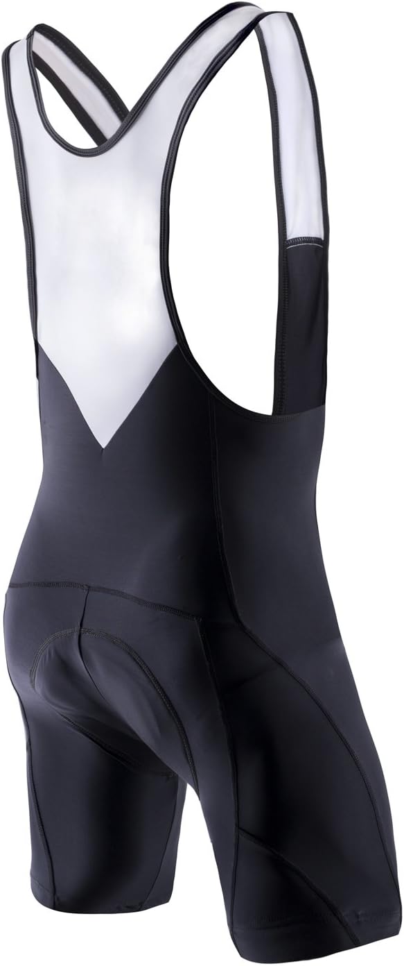 sponeed Cycling Bib Shorts Men Biker Bibs for Men Padded Breathable Racing Shorts UPF 50+: Clothing