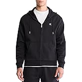 Calvin Klein Men's Relaxed Fit Archive Logo Fleece Full Zip Hoodie