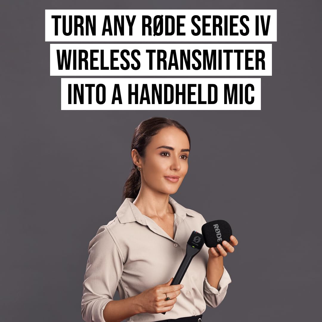 RØDE Interview GO Handheld Adaptor Wireless Microphones (Black)