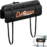 doksmeria Tailgate Surfboard Pad, Extra Thick Truck Tailgate Surf Pad | Soft Flannel Lining, Foldable, Tailgate Protection Pad for Carrying SUP, Longboard, Surfboard, Ladders, Lumber