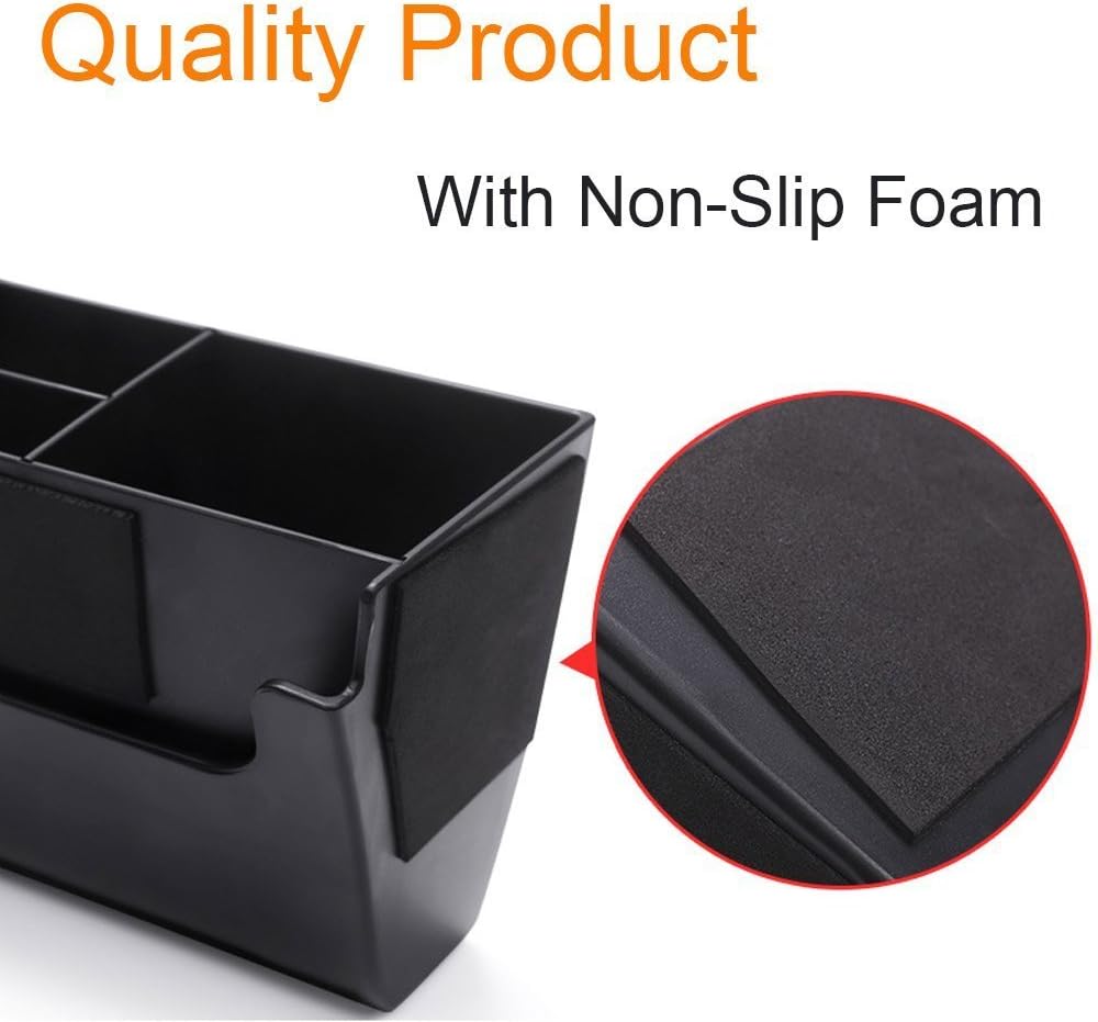 Plastic Central Console Multifunction Storage Box Phone Tray For Discover Sport 2015-2018 - Image 4