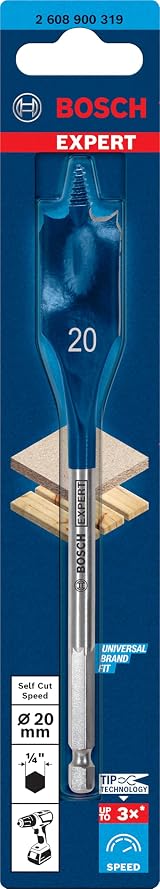 Bosch EXPERT Self Cut Speed Spade Drill Bit 20 mm x 152 mm view 2