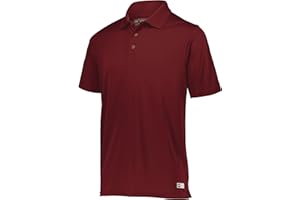 Russell Athletic Men's Power Performance Polo-Premium Dri-fit Shirt, Perfect for Golf, Tennis, and Athletic Activities