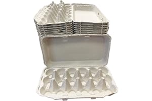 BARK AND LINDY Paper Pulp Egg Cartons For 18 Eggs or Use for Crafting, Parts Storage, Easter (15)