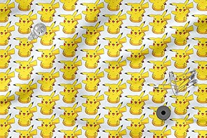 Tissu Imprime Coton Imprime 100 Eco Print Pokemon 5 Motif Coton Cuisine Et Maison Couture Stargas Ie