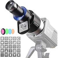 Aluminium Alloy Conical Snoot Kit With Honeycomb Grid And 5PCS Color