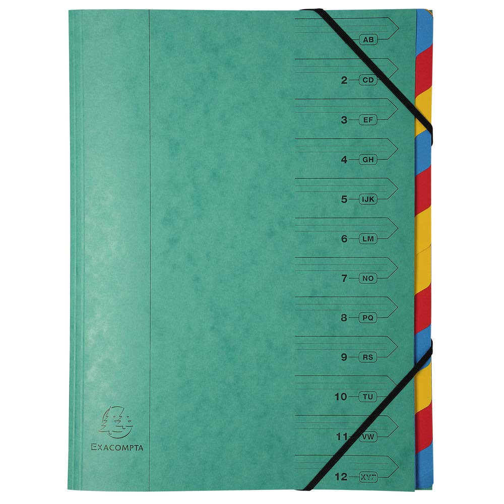 Ordnungsmappe 12-tlg A4 sort