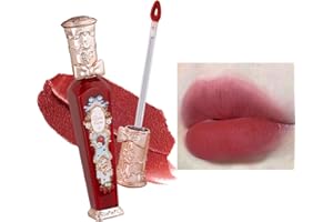 Flower Knows Strawberry Rococo Cloud Lip Cream,Long Lasting Burgundy Matte Lipstick,Hydrating Lip Stain,Transfer & Smudge Proof Velvet Liquid Lipstick for Girls&Women,0.12 Fl Oz(S08 Velvet Redwood)