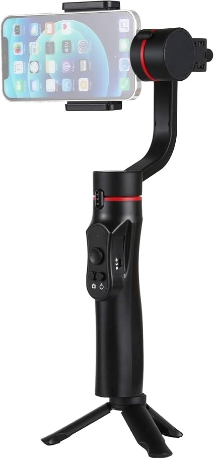 Amazon Mgz Aydd H2携帯電話のスタビライザー3軸反揺れハンドヘルドカメラジンバルスマートカメラジンバル Color Red Ygmo スタンド