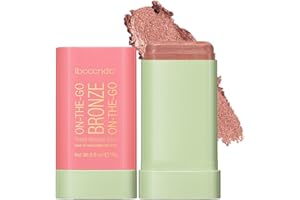 SWETIYOU Multi-Use Makeup Bronzer Stick, On the Go Glow Bronze Tinted Moisture Stick, Hydrating Solid Moisturizer with Bronze Tint, Natural Bronzed Glow, Blends Effortlessly, for Eyes, Lips & Cheeks