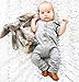 Gaono Infant Boys Black/Grey Button Up Romper Short Sleeve Basic Romper Coveralls(Grey, 6-12Months)