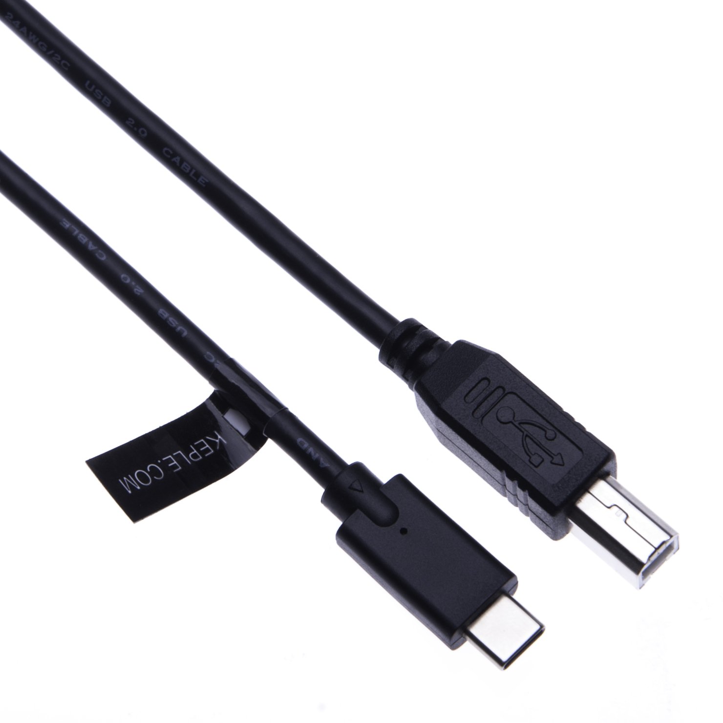 Keple Type C to USB B Cable Cord (Thunderbolt 3) Compatible with Music Equipment Numark Pioneer Native Instruments Traktor Denon Akai Rolland Samson Hercules Novation | 3m / 10ft
