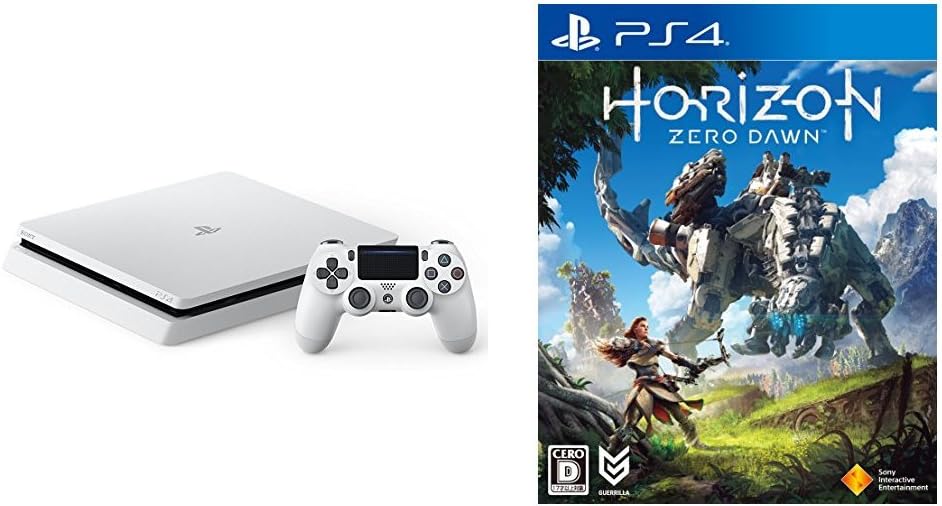 Amazon Playstation 4 グレイシャー ホワイト 1tb Horizon Zero Dawn 通常版 Amazon Co Jp限定特典 オリジナルpc壁紙配信 ポストカード付 ゲーム