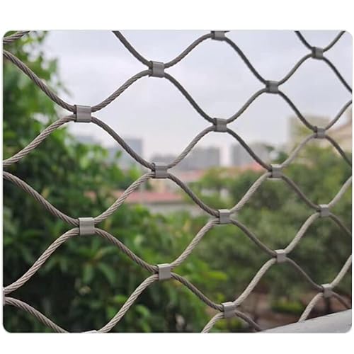 Flexible Stainless Steel Rope Mesh, Cable Balustrade Cable Mesh Bird ...
