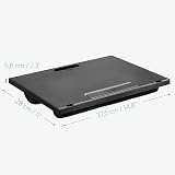 Navaris Adjustable Laptop Lap Tray Desk with Cushion 37.6 x 28 cm view 6