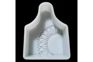 Fuehbur Sunflower Cow Tag Freshie Mold, Silicone Mold Oven Safe for Freshies Baking Aroma Beads - DIY Handmade Car Freshies Soap Resin Mold【Upgraded Soft Material】