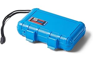 S3 CASE COMPANY S3 Cases T2000 Waterproof Protective Case Mil Spec/USA Made / IP67 Waterproof/Lockable/Airtight/Smell Proof Case Size 6.47" x 4.13" x 1.64" (Blue)
