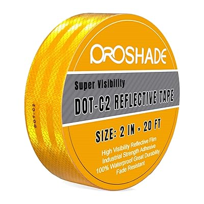 30 Pack Reflective Stickers - High Visibility Waterproof Safety Decals For Bikes, Motorcycles, Helmets, Mailboxes