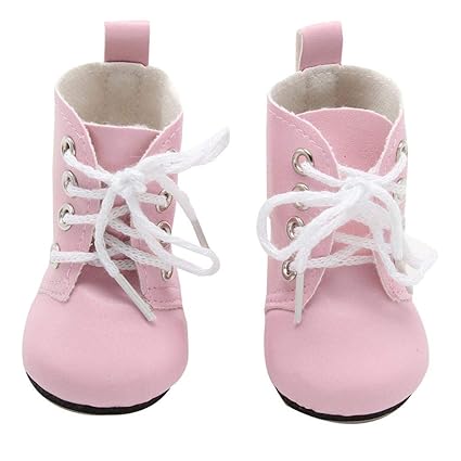 arriba Pretty 18 Inch Doll Accessories fit for 18 Inch Doll Sneaker Accessory(None Pink.)
