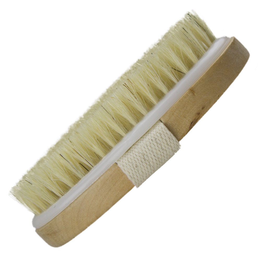 Dry Skin Body Brush - Improves Skin's Health and Beauty - Natural Bristle - Remove Dead Skin and Toxins, Cellulite Treatment, Improves Lymphatic Functions, Exfoliates, Stimulates Blood Circulation : Beauty