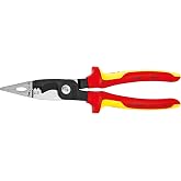 KNIPEX - 13 88 8 US Knipex Tools LP - 13888US Electrical Installation Pliers Red/Yellow