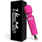 VibeMax Rechargeable Personal Massager - Powerful Multi Speed Vibration - Whisper Quiet - Waterproof - for Muscle Tension Relief - Pink