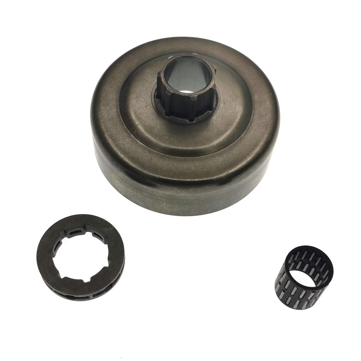 Cancanle 0.404" 7T Clutch Drum with Sprocket Rim and Needle Cage Bearing for Stihl 070 090 MS720 Chainsaw