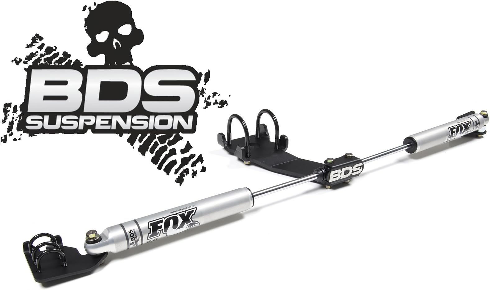 BdsBDS55371 Fox 2.0 Dual Steering Stabilizer for 2009-2013 Dodge Ram 2500/3500