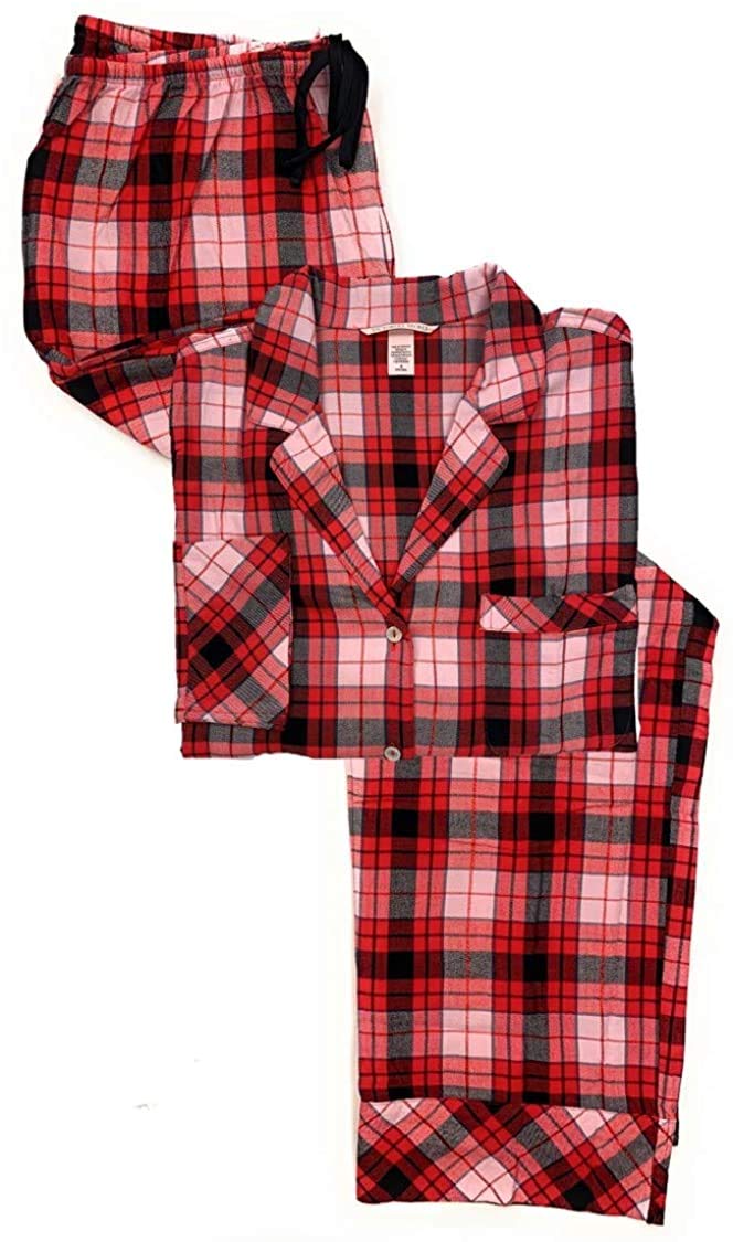 Victoria's Secret Women's Lightweight Cotton Flannel Pajamas
