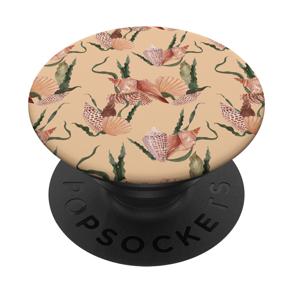 Memories Of The Sea - Shells And Algae PopSockets Swappable PopGrip