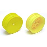 Team Associated 9691 Buggy Front Hex Wheel, Yellow