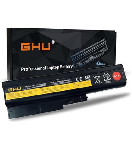 ThinkPad バッテリ　42T4621 Amazon.com: GHU New Battery 48 Wh Replacement 40Y6799