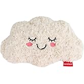comfheat Microwave Unscented Heating Pad for Pain Relief, Moist Heat Pack Hot Compress for Period Cramps, Shoulder, Muscles, Cute Cloud Plush Heating Pad, Gift for Girl Women Kids, with Washable Cover