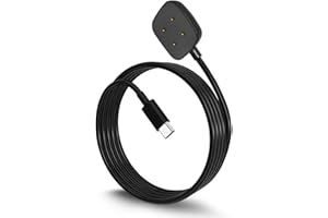 Tebiemao USB-C Charger Charging Cable for Fitbit Sense/Sense 2/Versa 3/Versa 4