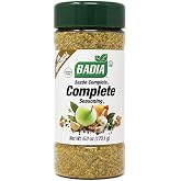 Badia Complete Seasoning, 6 oz &ndash; All-Purpose Herb Spice Blend | Savory blend of garlic, onion, herbs, and spices for meats, vegetables, soups, rice, beans, and everyday cooking