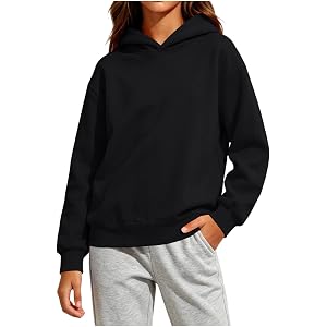 Hoodies for Teen Girls Long Sleeve Pullover Hooded Sweatshirt Trendy Cute | 2-14 Years,Casual Fashion Hoodies,Fall Winter Out